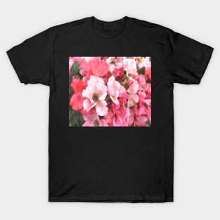 Photo Watercolor Flowers T-Shirt